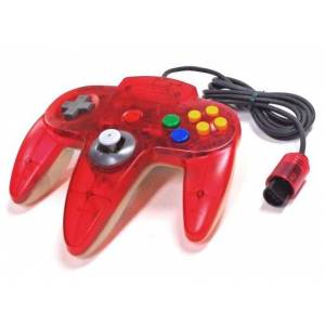 Controller N64 Clear Red (official Nintendo) [used / loose]