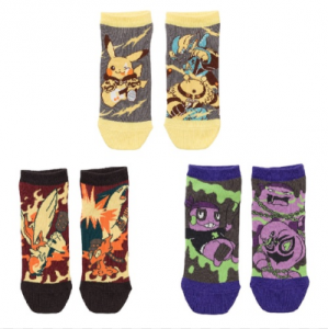 Pokemon - Chaussettes courtes Band Festival 3 paires (V1) [CLOTHES - POKEMON CENTER]