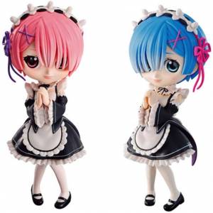 Q posket Re:ZERO - Starting Life in Another World - Rem & Ram [Banpresto] [Occasion]