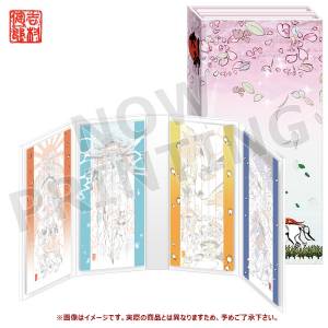 Okami Special Collection Spring / Summer / Fall / Winter One-stroke Writing Paper (with cover) - e-Capcom Limited [Goods]