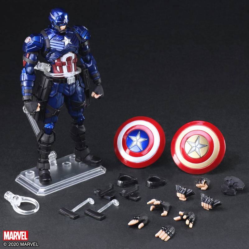 Marvel Universe Variant Bring Arts DESIGNED BY TETSUYA NOMURA Captain America [Square Enix]