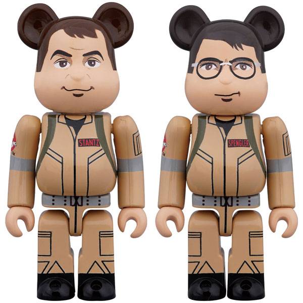 BE@RBRICK / Bearbrick GHOSTBUSTERS 100% 2PC SET Raymond Stantz / Egon Spengler [Medicom Toy]