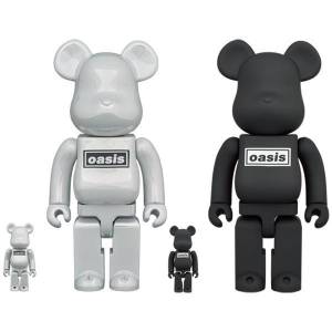 BE@RBRICK / Bearbrick OASIS (White Chrome) 100％ & 400