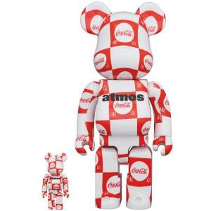 BE@RBRICK / Bearbrick atmos × Coca-Cola Tokyo 100％ & 400％ 2PC Limited Set [Medicom Toy]