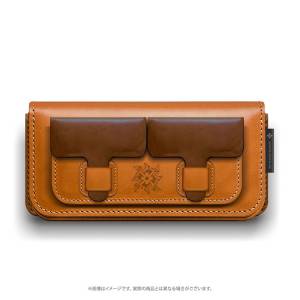 Monster Hunter Rise Genuine Leather Multi Pouch Brown [Goods]