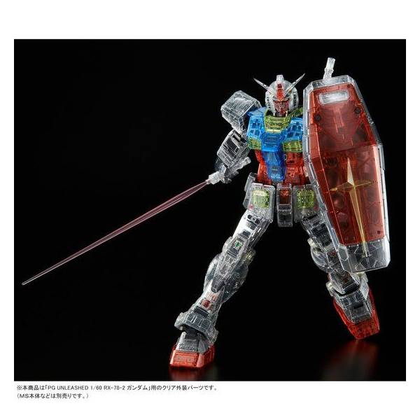 PG UNLEASHED 1/60 RX-78-2 Gundam Clear Color Body LIMITED EDITION [Bandai]