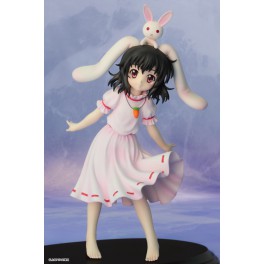 Touhou Project Tewi Inaba Plush Fumofumo Series 22 w/ Can Badge from Japan
