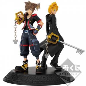 Ichiban Kuji - KINGDOM HEARTS Second Memory Sora & Roxas Statue [Banpresto] [Used]