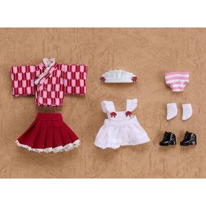 Nendoroid Doll: Outfit Set Japanese-Style Maid - Pink [Nendoroid]