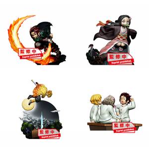 Puchirama Series Demon Slayer: Kimetsu no Yaiba Joukei no Hako Part.1 4 Pack BOX Reissue [Megahouse]