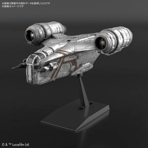 Star Wars The Mandalorian - Vehicle Model Razor Crest  Silver Coating Ver Plastic Model [Bandai]