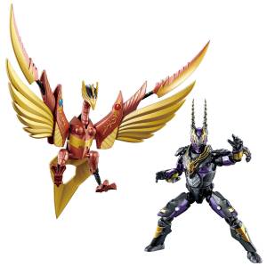 SO-DO CHRONICLE: Kamen Rider - Ryuki Gold Phoenix & Gigazelle Set CANDY TOY - LIMITED EDITION [Bandai]