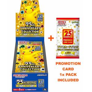 Pokemon TCG Expansion Pack: Espada & Escudo Series - 25th ANNIVERSARY COLLECTION - 16Packs/Box [Trading Cards]