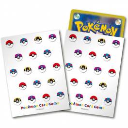 Pokémon Card Game: DECK SHIELD MONSTER BALL DESIGN 1x Pack of 64 Sleeves [ACCESSORY]