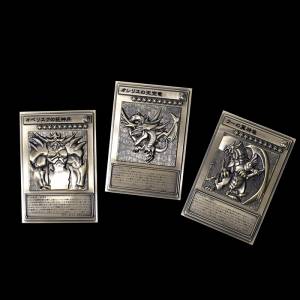 Yu-Gi-Oh! Duel Monsters: Metal Reliefs - Three Egyptian God Cards Set [Konami]