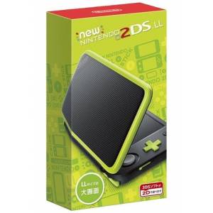 New Nintendo 2DS LL / XL - Black x Lime [Used Good Condition]