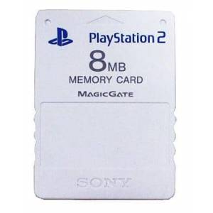 Memory Card 8MB - Ceramic White [PS2 - Used / Loose]