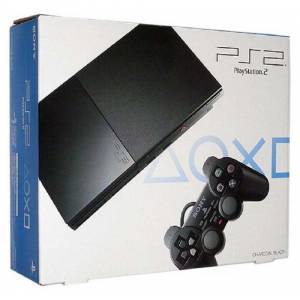 PlayStation 2 Slim - Charcoal Black (SCPH-90000CB) [used good condition]