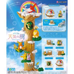 Pokemon: Pile Up ! Pokemon forest 7 Weather TRee - 6Pack BOX - Candy Toy [Re-Ment]