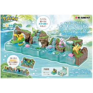 Pokemon: Atsumete Hirogaru! Pokemon World 2 Mystic Spring 6Pack BOX [Re-Ment]