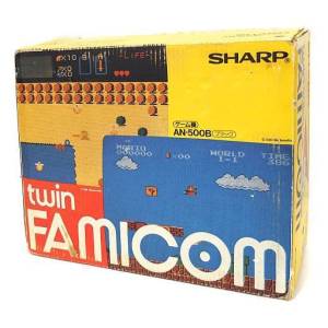 Twin Famicom noire AN-500B [Occasion BE]