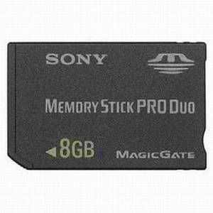 Memory Stick Pro Duo 8GB Official Sony [Used / Loose]