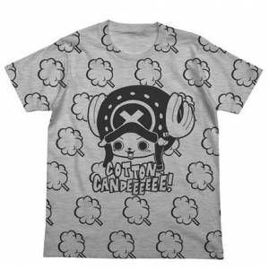 One Piece - Chopper & Cotton Candy T Shirt GRAY - Édition Limitée Bandai-Namco Lalabit Market [Goodies]