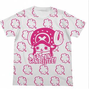 One Piece - Chopper & Cotton Candy T Shirt White - Bandai-Namco Lalabit Market Limited Edition [Goods]