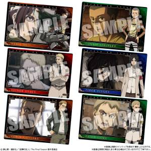 Shokugan: Attack on Titan - The Final Season - Seal Wafer 2 - 20 Packs/Box (CANDY TOY) [Bandai]