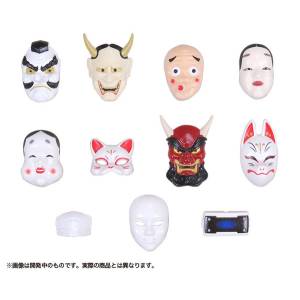 PrePla Masks for Figures "Japanese" 1/12 - Painted Plastic Model [M.I.C.]