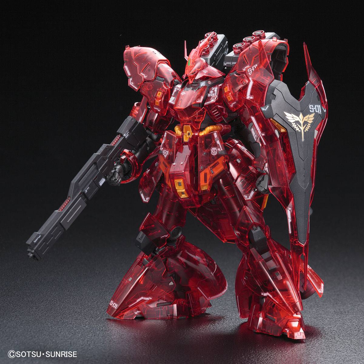 RG 1/144: Mobile Suit Gundam - MSN-04 Sazabi (Clear Color ver.) GUNDAM BASE LIMITED [Banda...