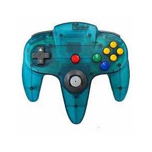 Controller N64 Clear Blue (official Nintendo) [used / loose]