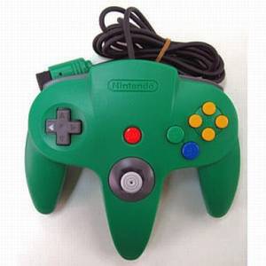 Controller N64 Green (official Nintendo) [used / loose]