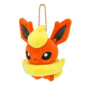 Pokemon Plush: KeyChain Flareon - Pokémon Dolls - Limited Edition [The Pokémon Company]