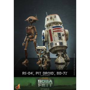 TV Masterpiece: The Book of Boba Fett - R5-D4 & Pit Droid & BD-72 1/6 (Set of 3 Figures) [Hot Toys]