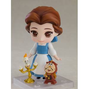Nendoroid 1392: Beauty and the Beast - Belle & Cogsworth & Lumière (Village Girl Ver.) [Good Smile Company]
