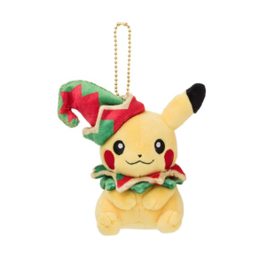 PELUCHE POKÉMON: Keychain Pikachu - Pokémon Christmas Toy Factory - Limited Edition [The Pokémon Company]