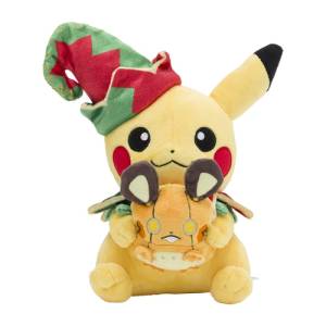 PELUCHE POKÉMON: Pikachu And Dedenne - Pokémon Christmas Toy Factory  Limited Edition [The Pokémon Company]