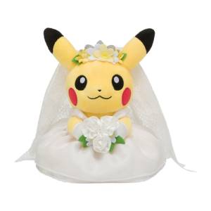 Pokemon Plush: Pokémon Garden Wedding - Female Pikachu Western Costume - Limited Edition [The Pokémon Company]