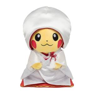 Pokemon Plush: Pokémon Garden Wedding - Female Pikachu Traditional Costume - Limited Edition [The Pokémon Company]