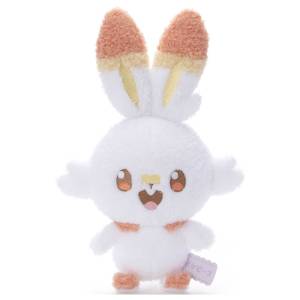 PELUCHE POKÉMON: Poképeace - Scorbunny (REISSUE) [Takaratomy]