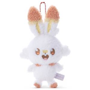 PELUCHE POKÉMON: Poképeace - Scorbunny Keychain (REISSUE) [Takaratomy]