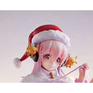 Super Sonico: Sonico 1/7 (10th Merry Christmas Ver.) [Mimeyoi]