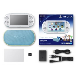    PSVita Slim Value Pack - Light Blue & White (PCH-2000 ZA14) [new]