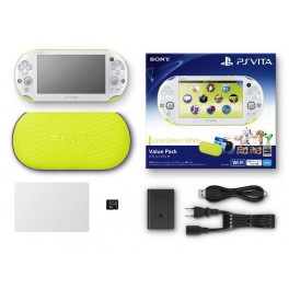    PSVita Slim Value Pack - Lime Green & White (PCH-2000 ZA13) [new]