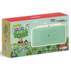 New Nintendo 2DS LL / XL - Tobidase Doubutsu no Mori Amiibo+ Pack [Used Good Condition]