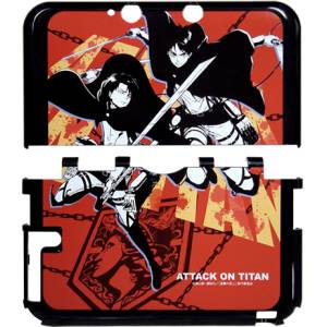 Nintendo 3DS LL - Etui de protection Shingeki no Kyojin - Crimson [Occasion / Loose]