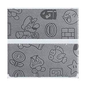 Nintendo New 3DS - Cover Plates No.012 - Mario Monogram Felt [Used / Loose]