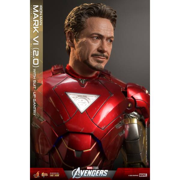 Movie Masterpiece Diecast The Avengers Iron Man Mark 6 (Version 2.0