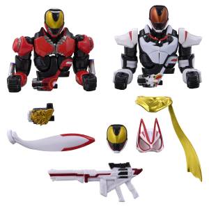 Kamen Rider Geats - Revolve Change Figure PB04 - Magnum Boost Set & Fever Form Parts Set, Heavy Painting Ver. [Bandai]